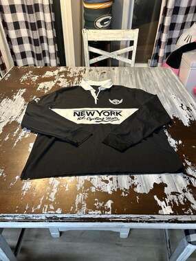 Polo Ralph Lauren New York RL Cycling Team Long Sleeve Rugby Shirt